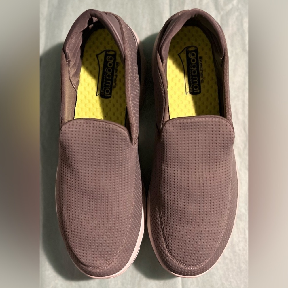 Skechers GoWalk3 Goga Mat Technology Slip On Sneakers Grey Men’s Size 11